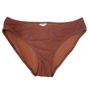 Andie Brown Metallic Bikini Bottoms - Women's Size Large